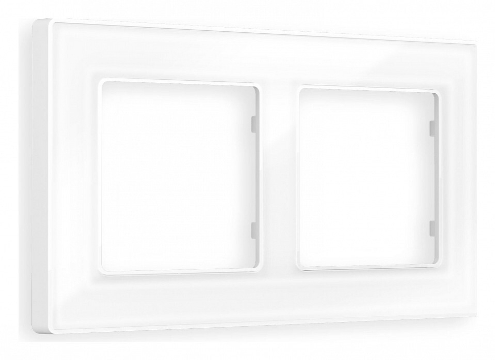 Рамка на 2 поста Ambrella Volt Arctic AF580102