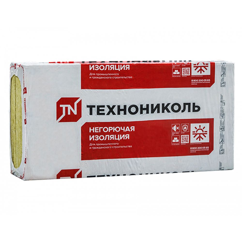 Утеплитель ТехноНИКОЛЬ Техновент Стандарт 80 кг/м³ (1200х600х50 мм) 6 шт