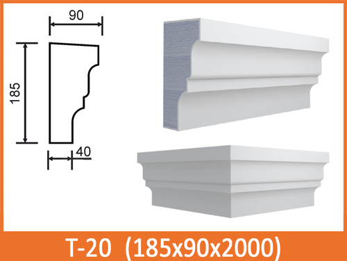 Пояс T-20 фасадный межэтажный