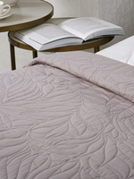 Покрывало на кровать, стеганое, поплин с размерами 215х220