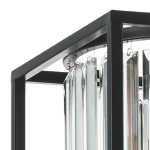 713037 Люстра REGOLO 3х40W G9 ЧЕРНЫЙ МАТОВЫЙ/ПРОЗРАЧНЫЙ