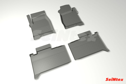 Резиновые коврики с высоким бортом для UAZ Patriot 2015-н.в. Seintex.87358