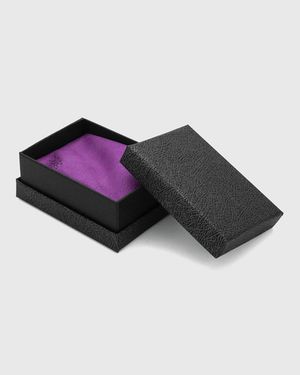 Кастомная салфетка для очков фиолетовая