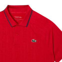 Теннисное поло Lacoste Tennis x Novak Djokovic On Court - red
