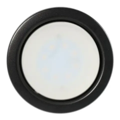 Встраиваемый потолочный светильник под лампу GX53, черный, без лампы