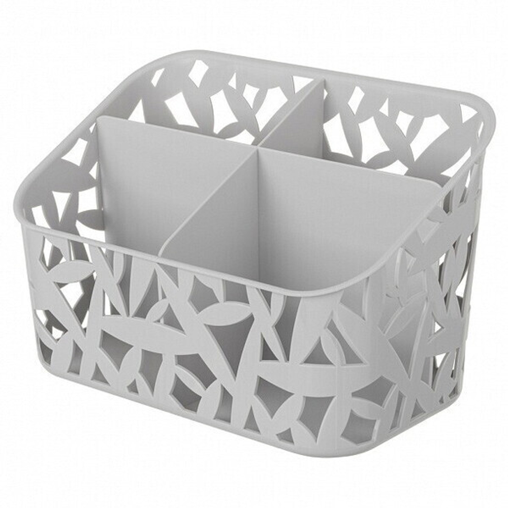 Органайзер универсальный для хранения «Econova», цвет светло-серый, 19.5*11.9*12.6см