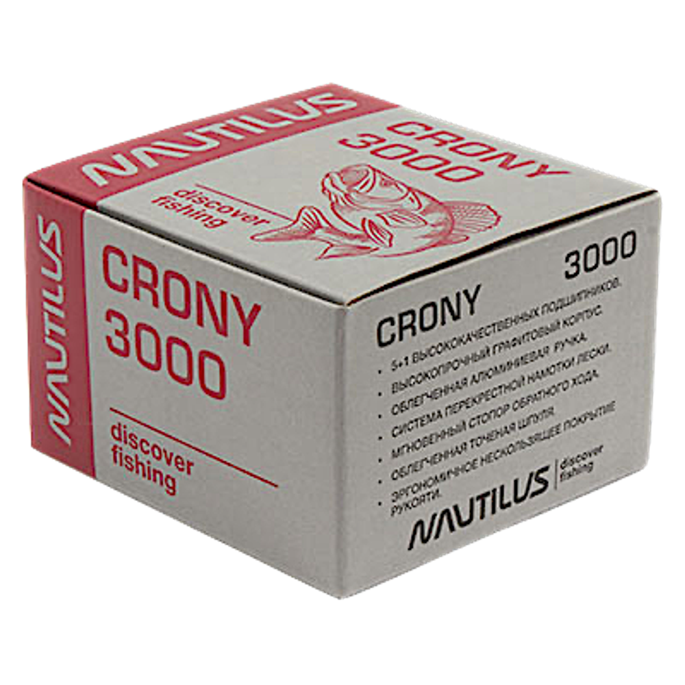 Катушка Nautilus Crony 3000 bb5+1 285г 0.221/0.247/0.285мм-140/115/90м 5.1:1 16-59296050
