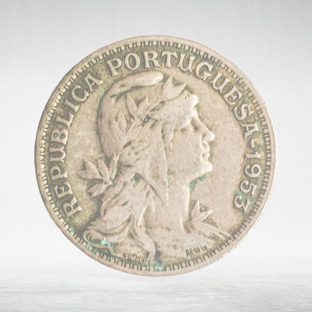 Portugal, 50 Centavos, 1953, VF