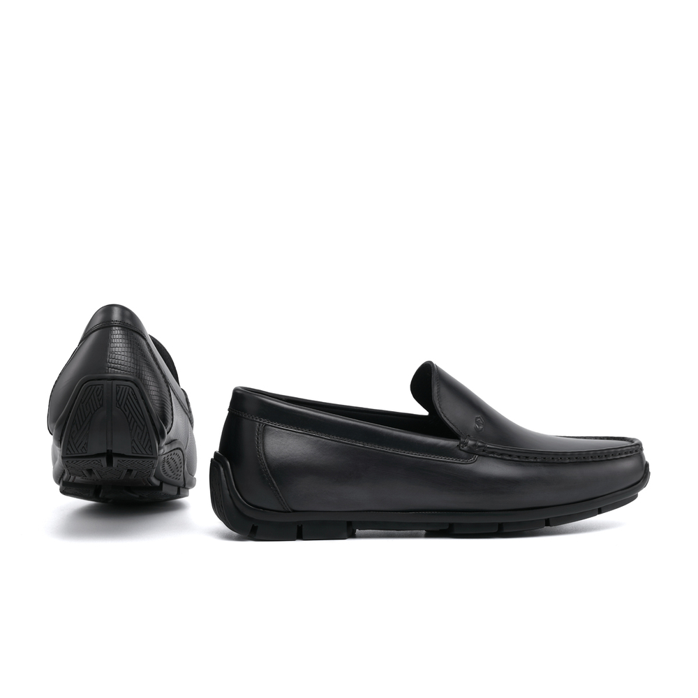 Chrisdien Deny Gommino Loafers Men"s Black Gray