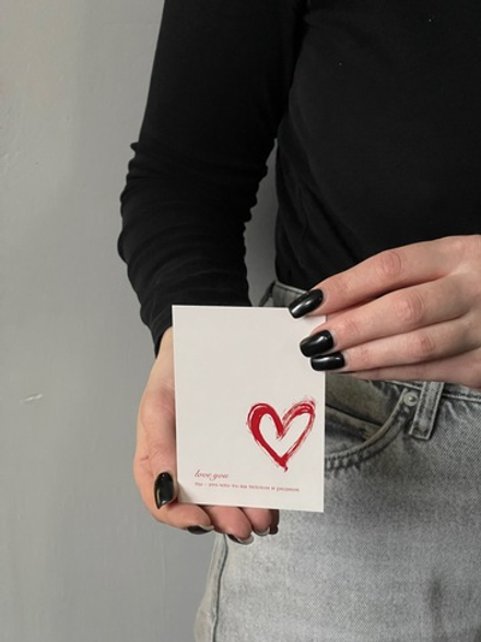 Открытка 7,5*10см -  Ты — это что-то на теплом и родном