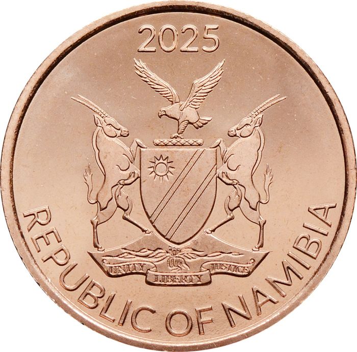 20 центов 2025 Намибия