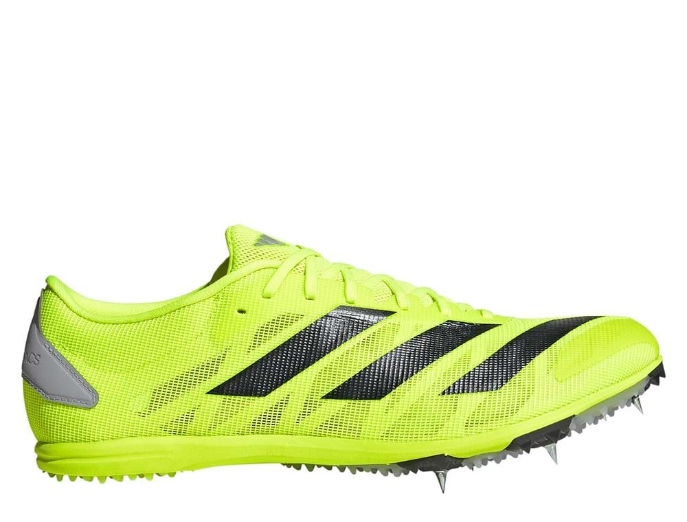 Мужские беговые кроссовки adidas Adizero XCS M лаймово-чёрные