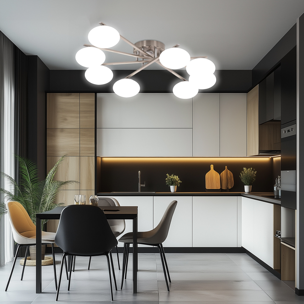 Citilux ATMAN SMART CL226A181 LED RGB Умная люстра Матовый Хром