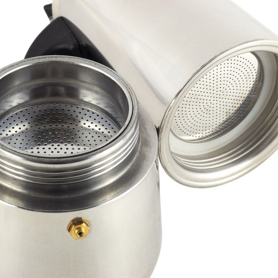 Кофеварка гейзерная 600 мл (12 порций) Ofenbach NB 101103 из нержавеющей стали