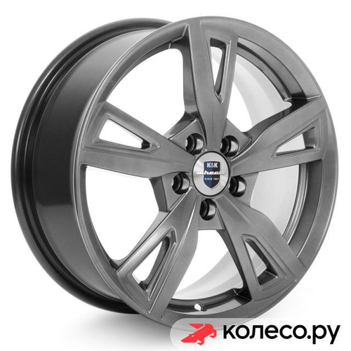 Фишт (КС690) 6.5x16/5*100 D57.1 ET38 Дарк платинум