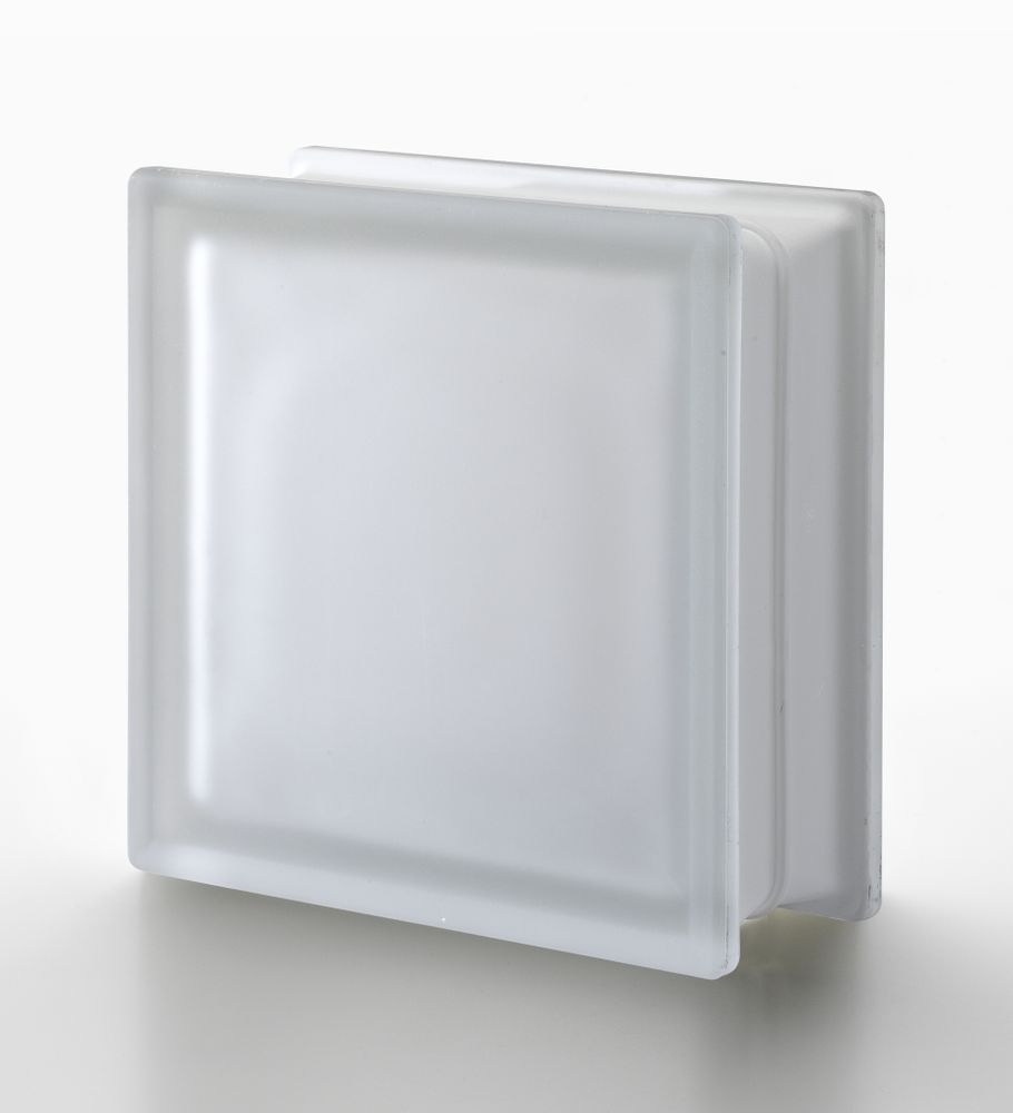купить Стеклоблок матовый бесцветный гладкий Neutro  Vetroarredo Q19/T SAT  19x19x8