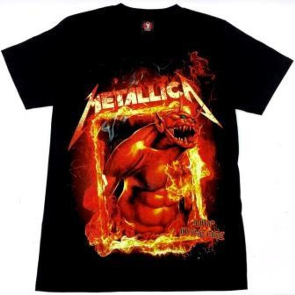 Футболка хлопок шелкография. TDM1271 METALLICA XL