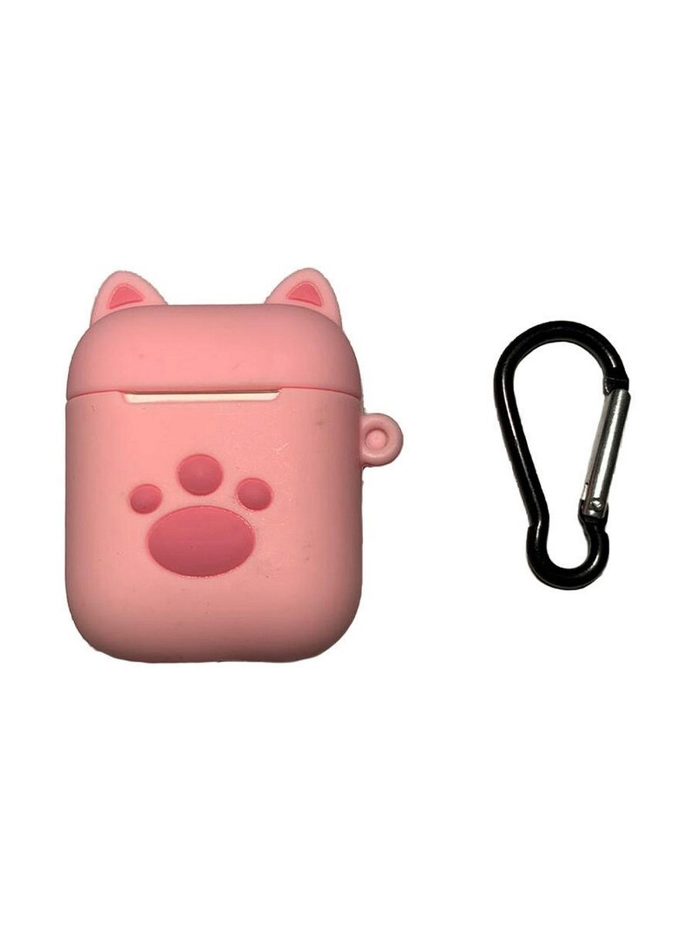 Чехол для AirPods/AirPods 2 3D Кошачья лапка (розовый)