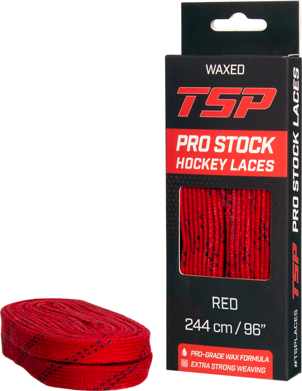 TSP Шнурки хоккейные с пропиткой Hockey Laces Waxed