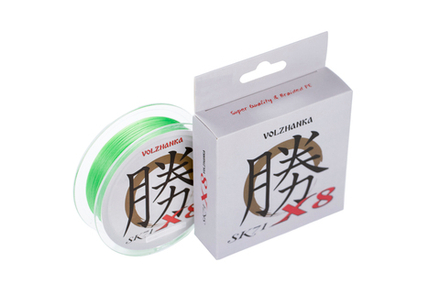 Леска плетеная "SK-71 X8" 150м/0.23мм 18.10кг (#2.0-40Lb) цв. зеленый