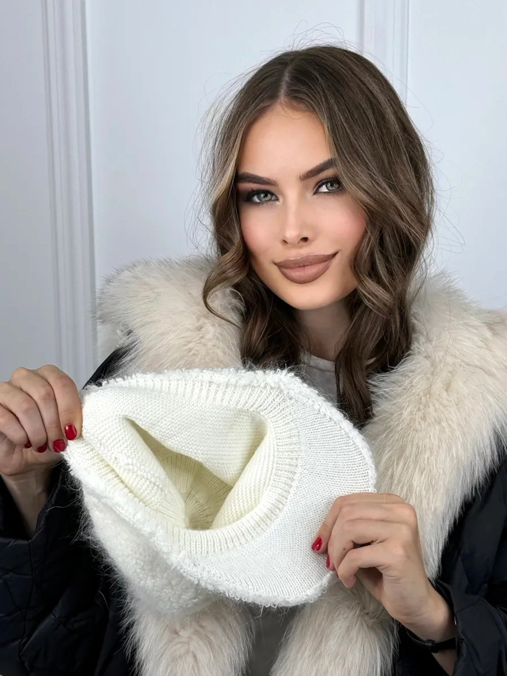 Шапка кепи зимняя с козырьком