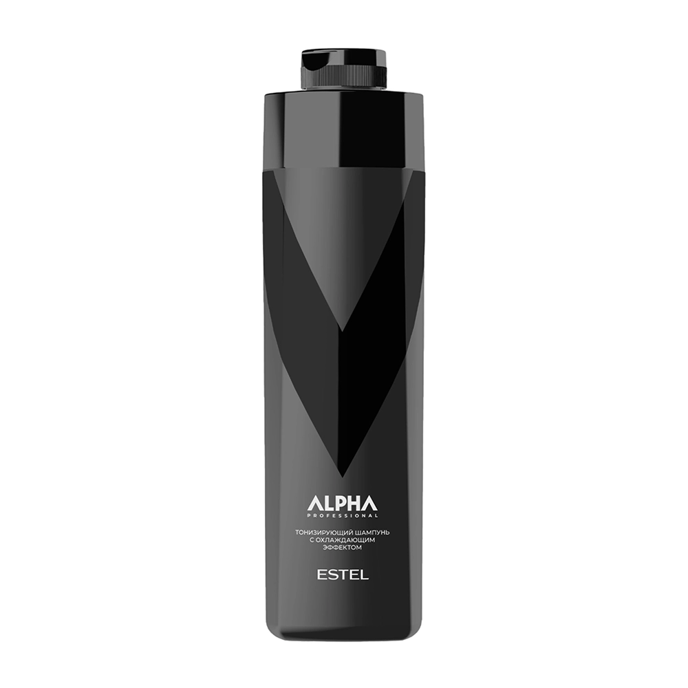 Шампунь тонизирующий для волос с охлаждающим эффектом / ALPHA PRO 1000 мл