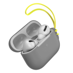 Чехол для Apple AirPods Pro Baseus Let''s go Jelly Lanyard Case - Grey&Yellow