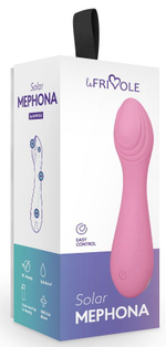 Розовый мини-вибратор Mephona - 11,7 см.