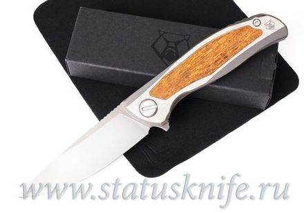 Нож Широгоров Флиппер F95NL Canaito Wood S90V MRBS