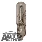 Автолампа  W 24-W 1,2W (W1,2W) (без цок) блошка (W2x4.6d) Маяк #62412бц