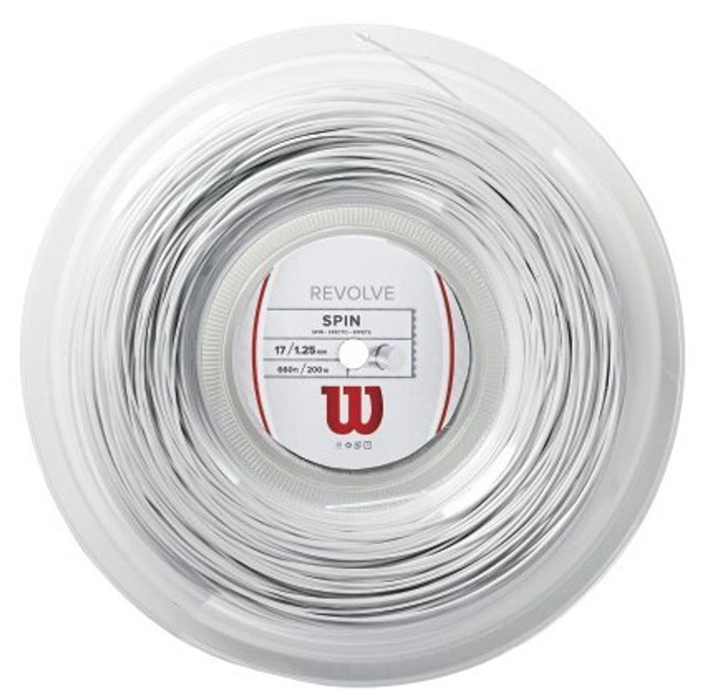 Струны теннисные Wilson Revolve (200 m) - white