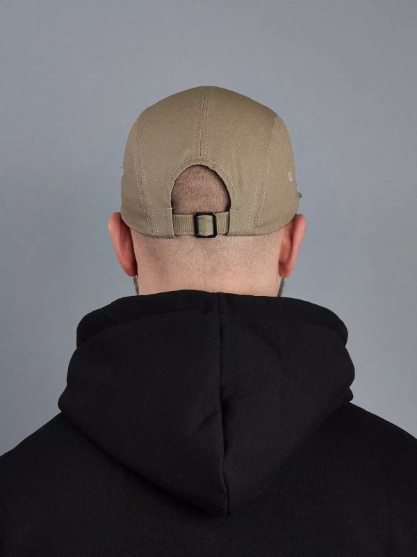Кепка 5 panel patch Песочная - фото 4