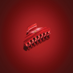 Balmain Hair Couture Заколка-краб Страстный Алый размер М PINCE A CHEVEUX MEDIUM