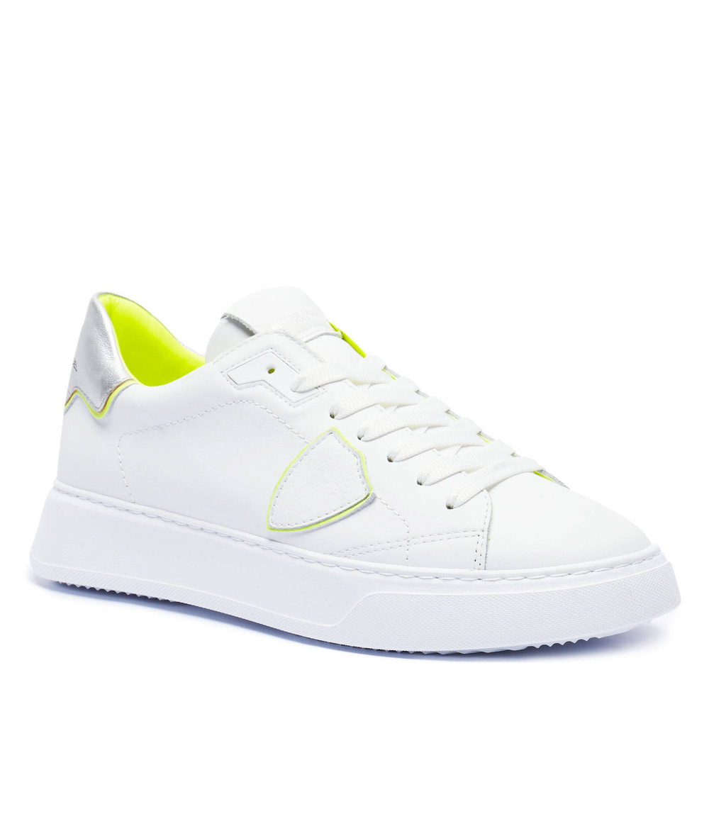 Кожаные кроссовки храм Philippe Model - белый(BTLU)