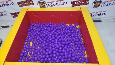 Квадратный разборный сухой бассейн 2x2 м.