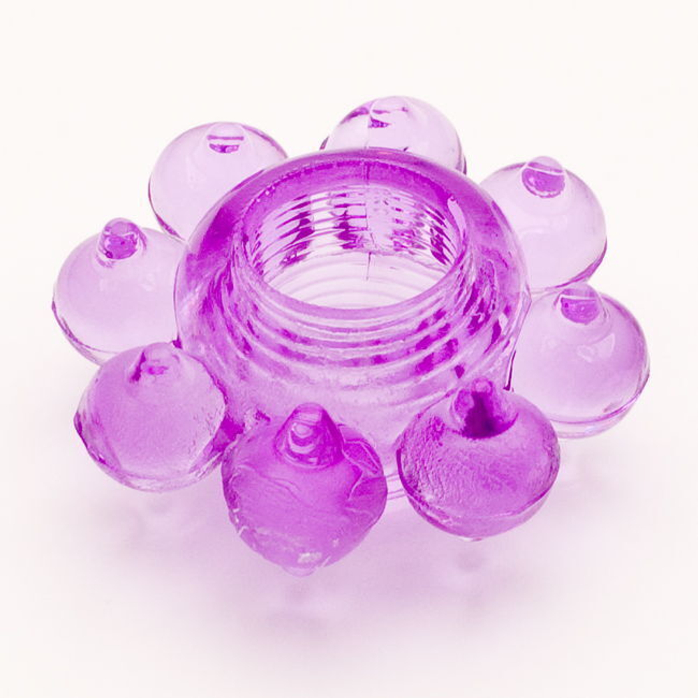 Кольцо гелевое фиолетовое