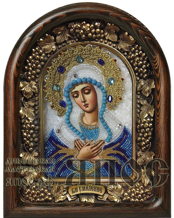 Икона Пресвятая Богородица Умиление бисер