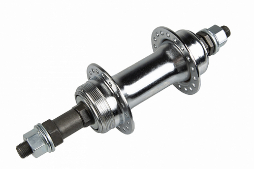 Втулка задняя 36H SF-HB03R SHUNFENG под трещотку 6-7ск, сталь серебристая под гайку