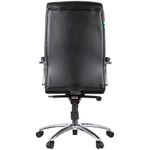 Кресло руководителя Helmi HL-E15 "Convention", кожа черная, мультиблок, хром