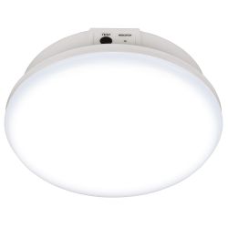 ULR-E60-12W-4000K WHITE Светильник светодиодный аварийного освещения. влагозащищенный. IP65. Белый свет 4000K. Диаметр 161мм. Встроенный аккумулятор. Корпус белый. ТМ Uniel