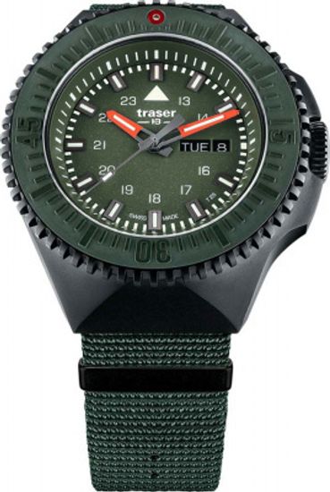 Швейцарские тактические часы Traser P69 Black Stealth Green 109858