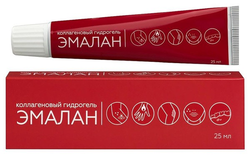 Эмалан гидрогель коллаген 25 мл