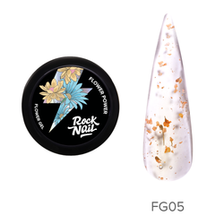 Гель RockNail Flower Power FG05 сухоцветы Punk Ikebana 10мл