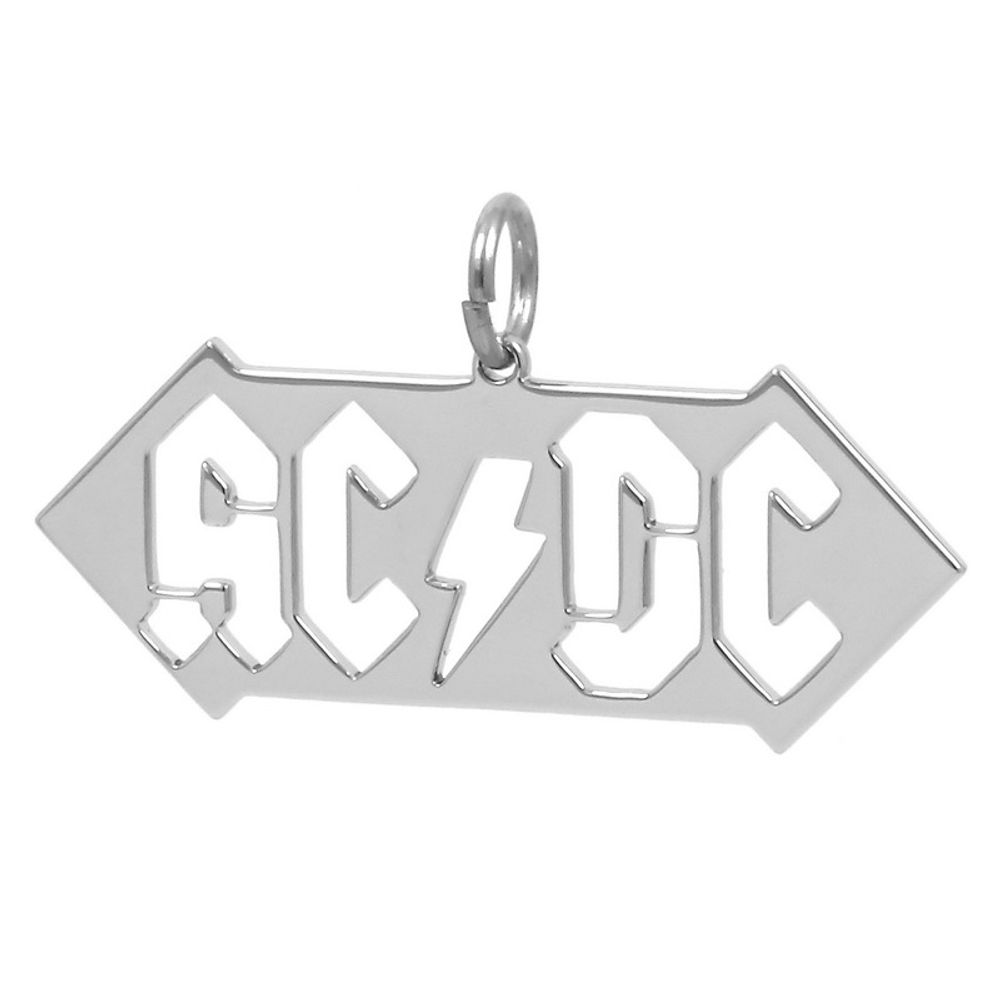 Кулон AC/DC logo 19х45мм (171)