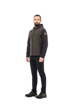 Куртка "Тайм" (черный/хаки)