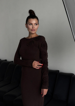 Платье с розами MALETTA