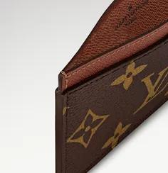 Визитница Louis Vuitton из вощёной канвы Monogram