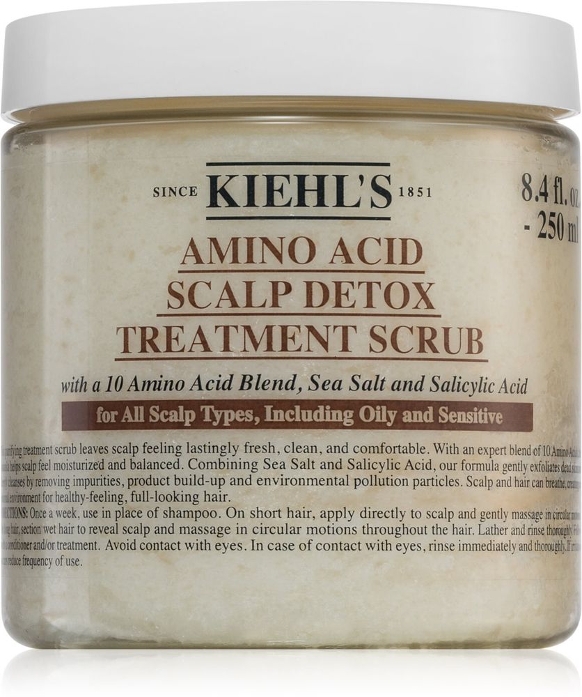 Kiehl&amp;apos;s Amino Acid Scalp Detox Treatment Scrub очищающий скраб для волос