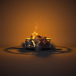 Очаг узорный "Лес" D 60