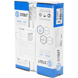 STOUT Space 350  4 секции радиатор биметаллический боковое подключение